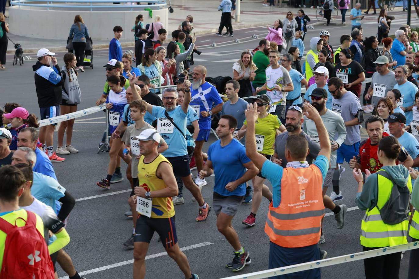 Las mejores fotos de la Carrera Urbana Ciudad de Málaga 2023