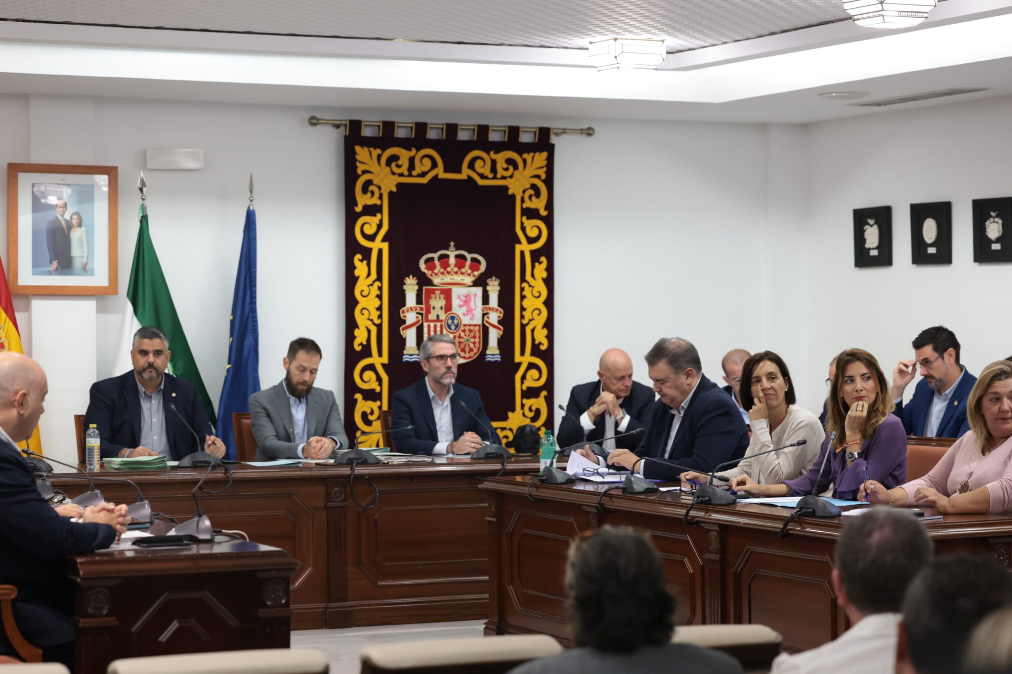 Pleno en el Ayuntamiento de Mijas