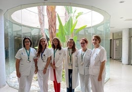 Profesionales del hospital de día quirúrgico de Benalmádena