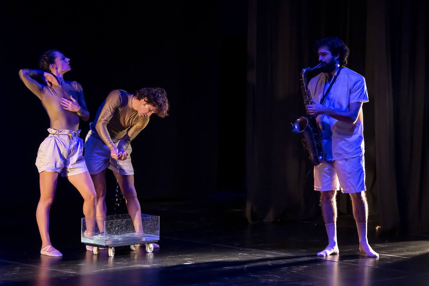 &#039;El curso de la vida&#039; de David Segura en el Teatro Echegaray, en imágenes