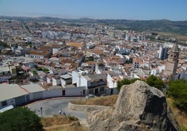 Vista panorámica del casco urbano veleño desde La Fortaleza.