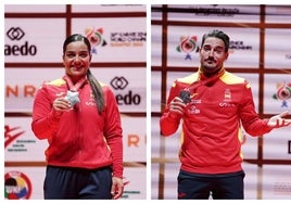 Damián Quintero y María Torres, subcampeones del mundo