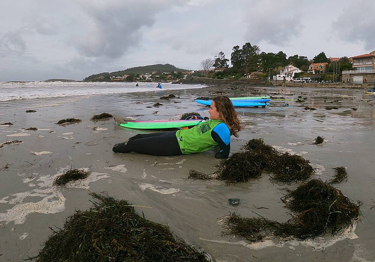 Sarah Almagro, antes de comenzar su manga.