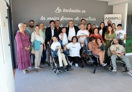 La inauguración de la nueva sede de Adispi en Pizarra.