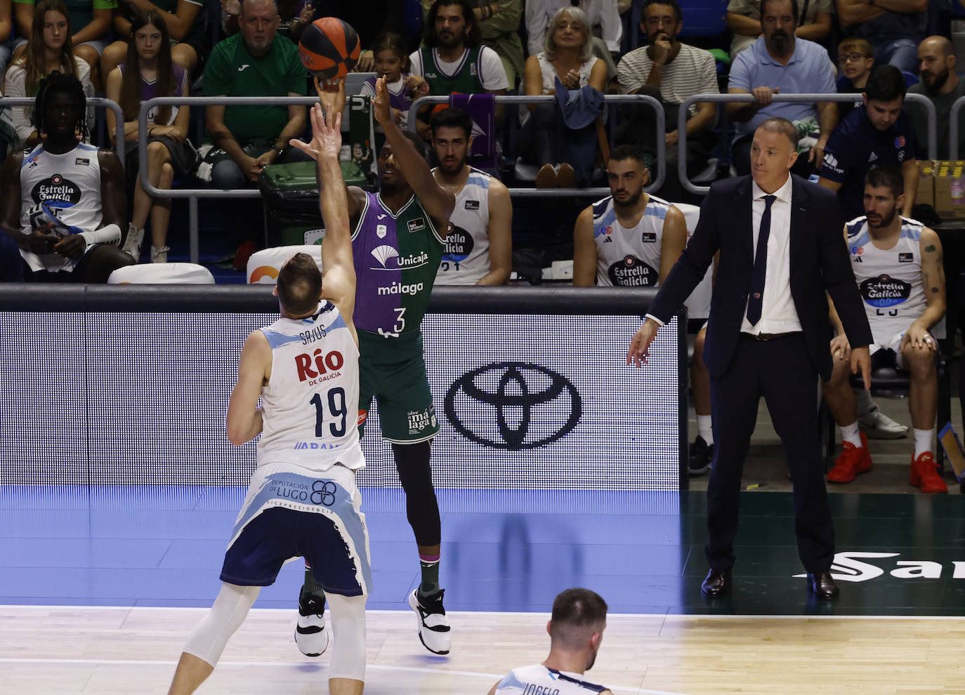 El Unicaja-Río Breogán, en imágenes