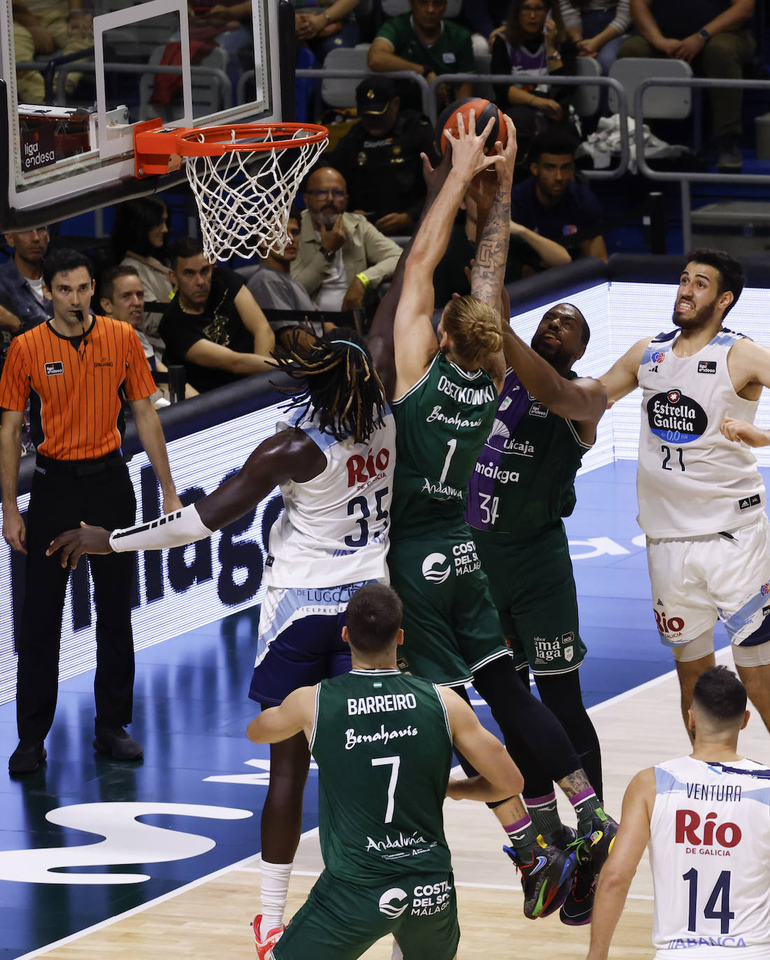 El Unicaja-Río Breogán, en imágenes