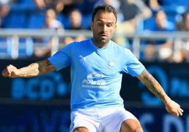 El jugador del Ibiza, Javi Jiménez, quien militó en el Málaga las últimas dos temporadas.