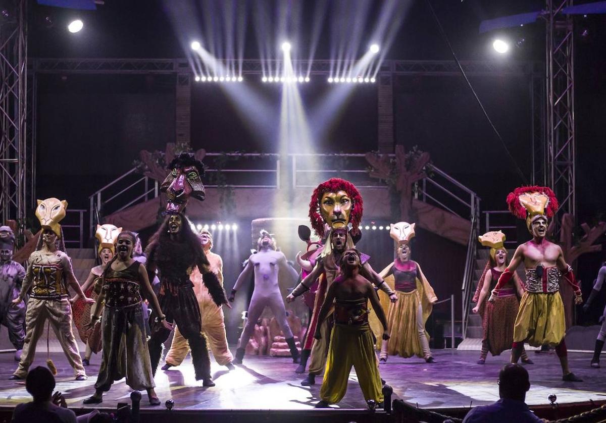 El Gran Circo Alaska trae a Málaga la magia del musical del Rey León