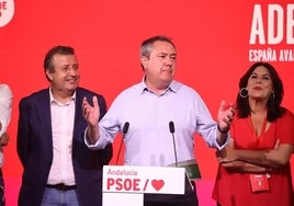 Juan Espadas, en la noche electoral del 23-J