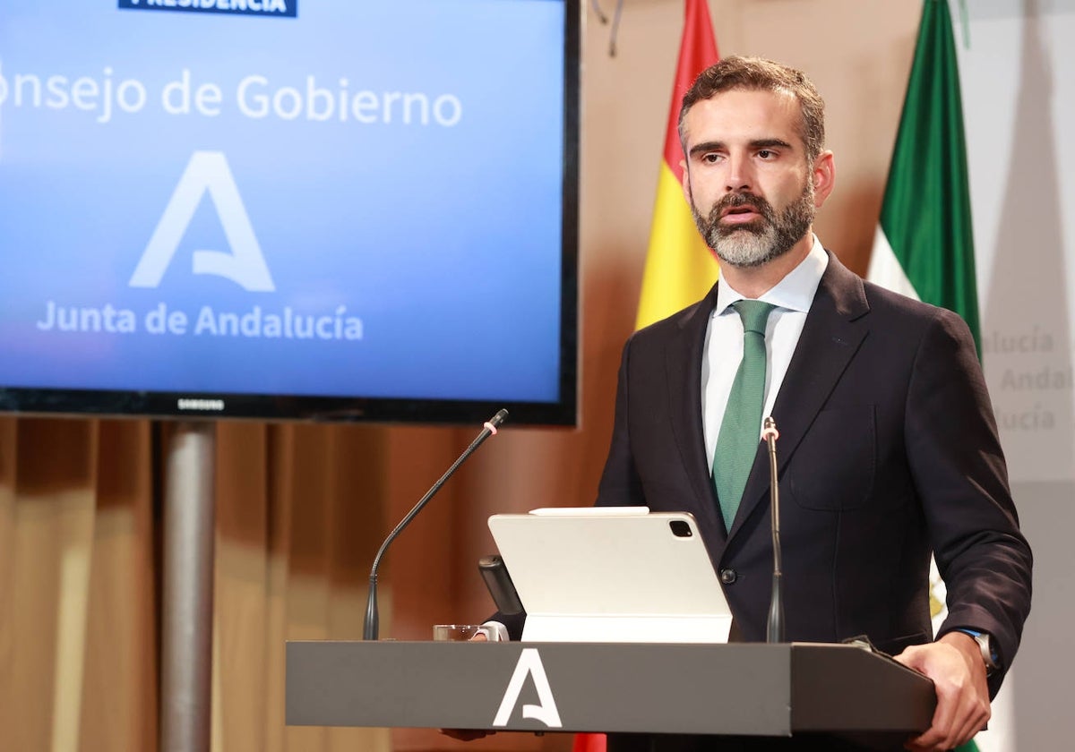 Ramón Fernández-pacheco, este martes tras el Consejo de Gobierno.