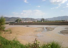 Imagen de archivo del azud de Aljaima, en el término municipal de Cártama.