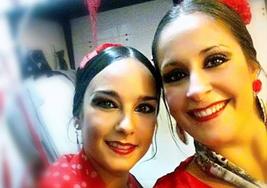 Las bailaoras Sandra Cisneros y Mariana Aranda, organizadoras del encuentro.