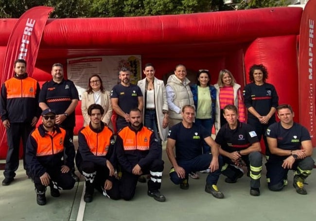 Jornada de prevención de incendios en el colegio de Benagalbón.