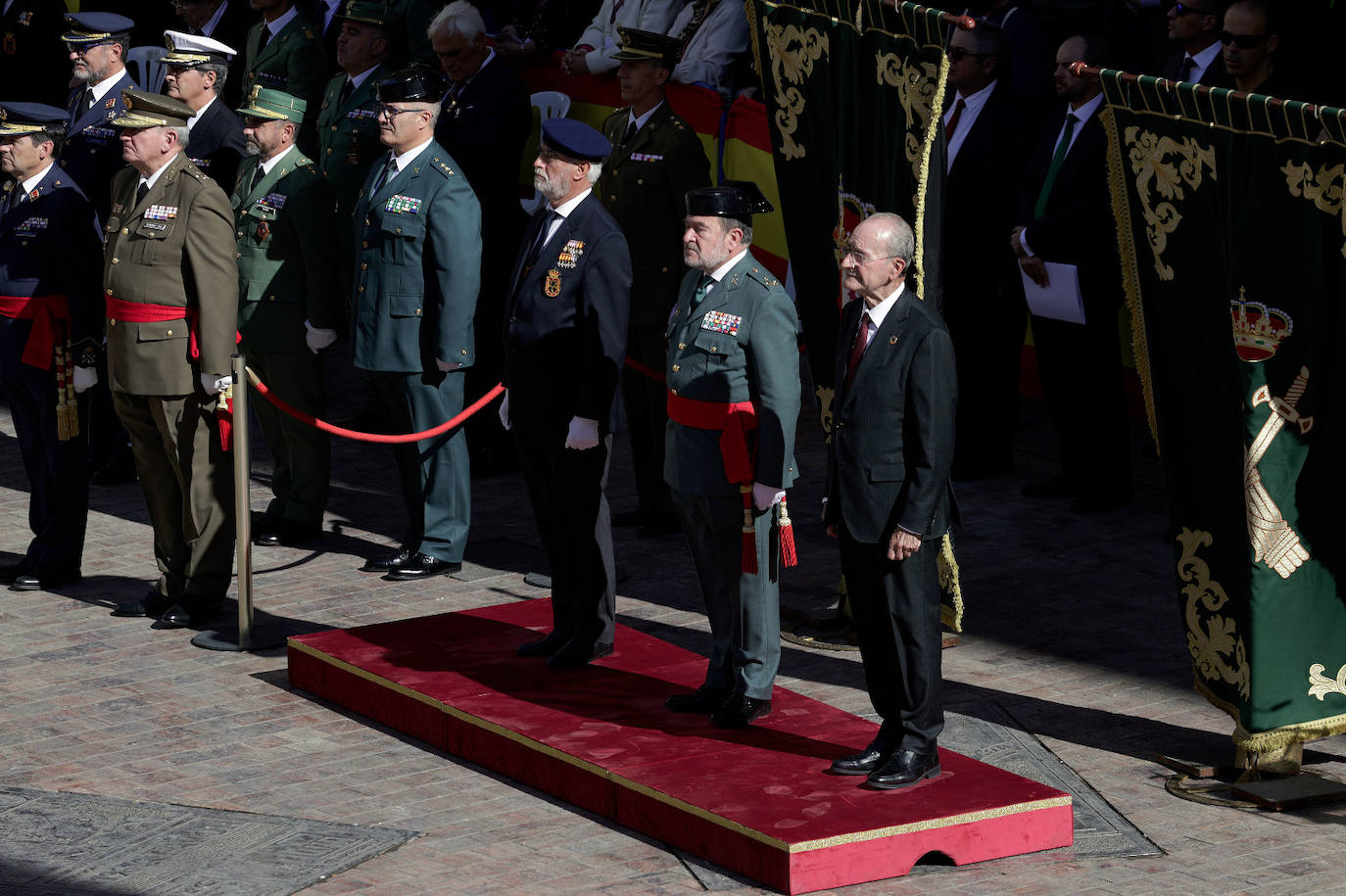Celebración del XXIV Día del Veterano de las Fuerzas Armadas y de la Guardia Civil en Málaga