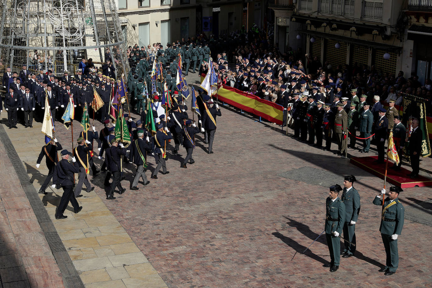 Celebración del XXIV Día del Veterano de las Fuerzas Armadas y de la Guardia Civil en Málaga