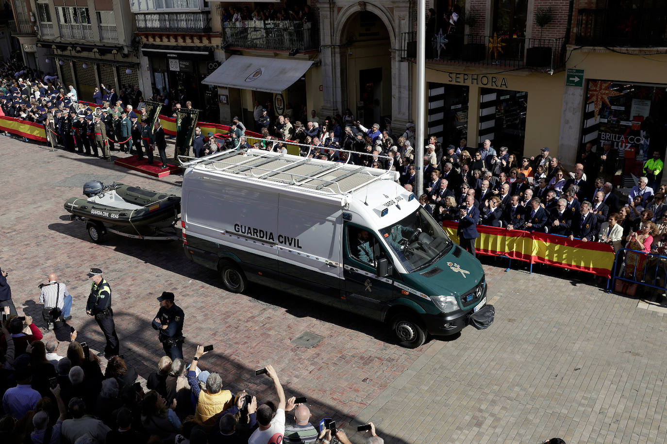 Celebración del XXIV Día del Veterano de las Fuerzas Armadas y de la Guardia Civil en Málaga
