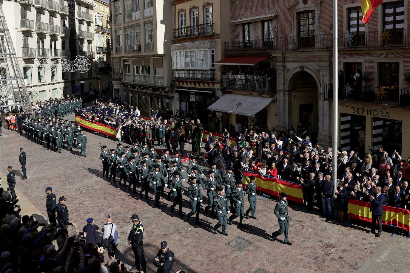 Celebración del XXIV Día del Veterano de las Fuerzas Armadas y de la Guardia Civil en Málaga