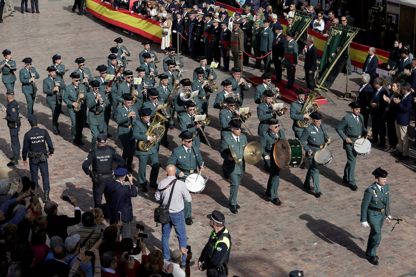 Celebración del XXIV Día del Veterano de las Fuerzas Armadas y de la Guardia Civil en Málaga