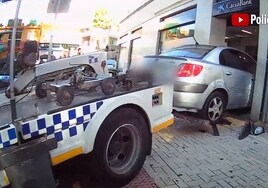 El hombre que estrelló su coche contra un cajero de Ciudad Jardín: «Mis hijas no tienen para comer»