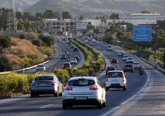 Imagen de los acceso al PTA, uno de los enclaves estratégicos para el desarrollo de Málaga