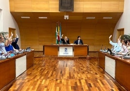 Pleno en el Ayuntamiento de Fuengirola, en una imagen de archivo.
