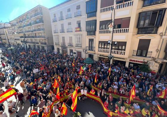 Concentración celebrada en Antequera.