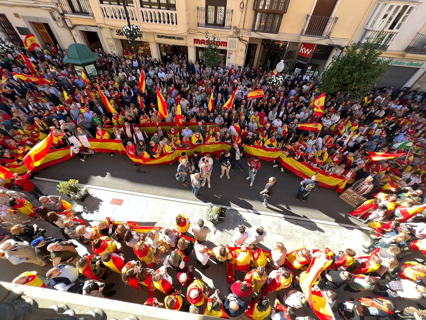 Concentración celebrada en Antequera. 