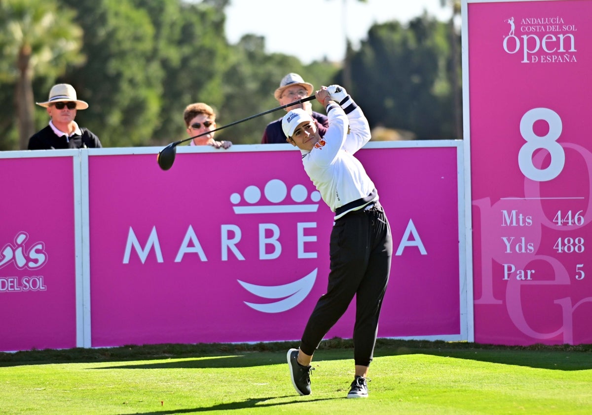 Ana Peláez destaca en el arranque del Andalucía Costa del Sol Open de España