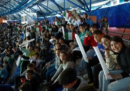 Alumnos del IES Virgen de la Caridad de Loja.