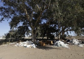 El vertedero al aire libre de Arraijanal