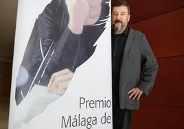 Mario Cuenca Sandoval, tras el cartel del Premio Málaga de Novela que ya tiene en su bibliografía.
