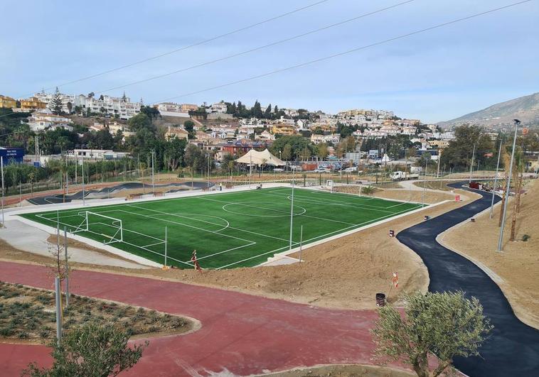 Así avanza el nuevo parque de La Loma en Fuengirola