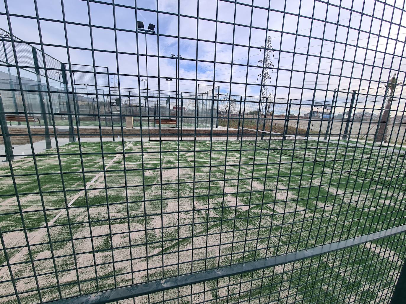 Así avanza el nuevo parque de La Loma en Fuengirola