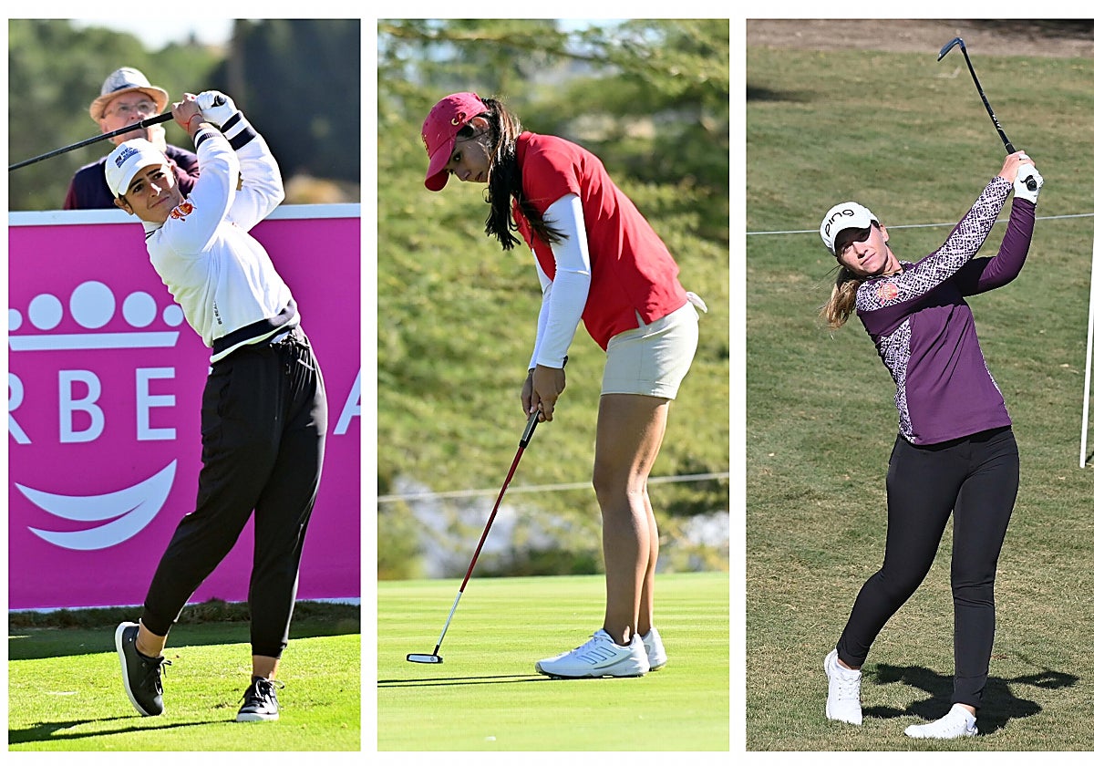 De izquierda a derecha: Ana Peláez, Julia López y Laura Gómez.