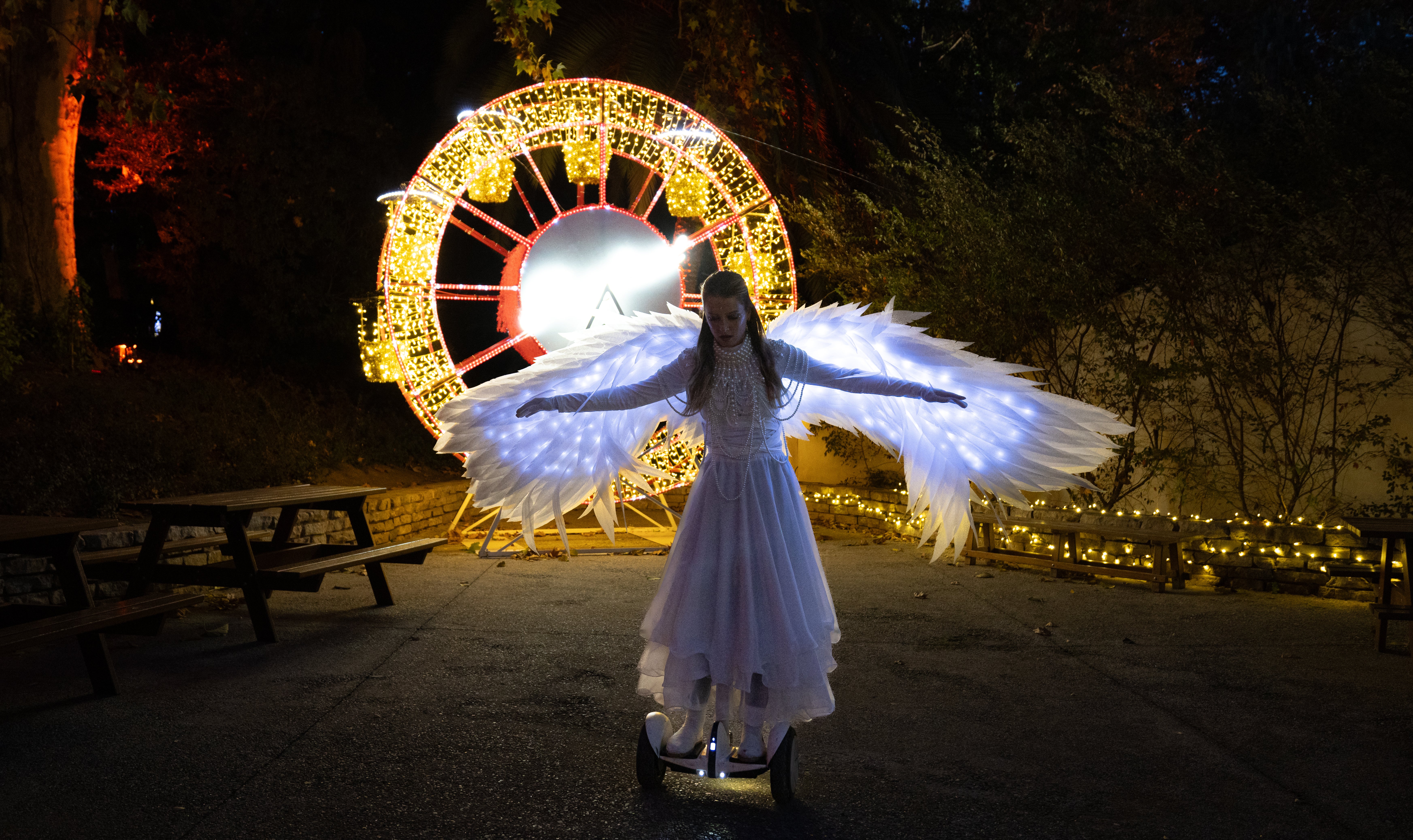 El jardín botánico-histórico estrena el espectáculo &#039;Angélical: El reino de los ángeles de la Navidad&#039;