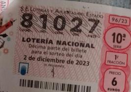 Cae íntegro en Málaga el primer premio de la Lotería Nacional, que deja en la provincia 6 millones de euros