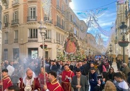 La Virgen de los Remedios renueva su voto protector con Málaga