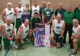 El equipo de veteranos +60 del Unicaja.