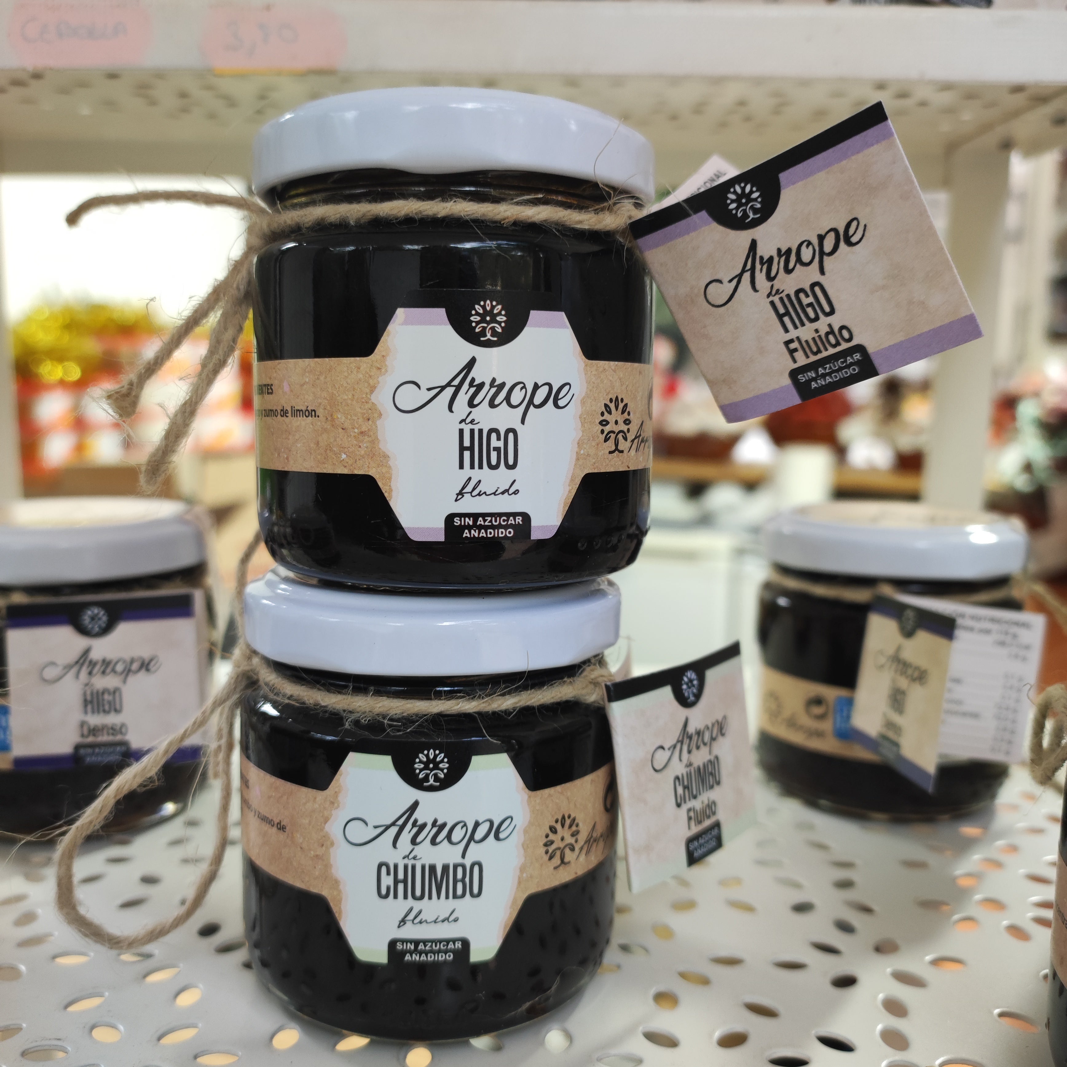 Arrope de higo y de chumbo de Mermeladas La Higuera