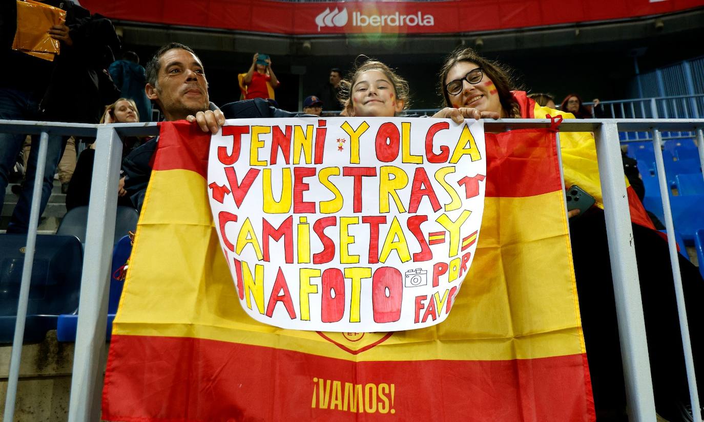 El España- Suecia en La Rosaleda, en imágenes