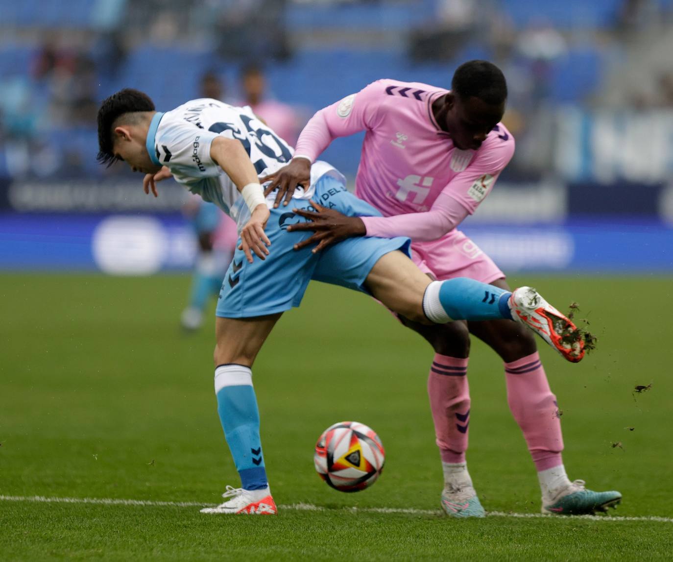 El Málaga-Eldense de la Copa del Rey, en imágenes