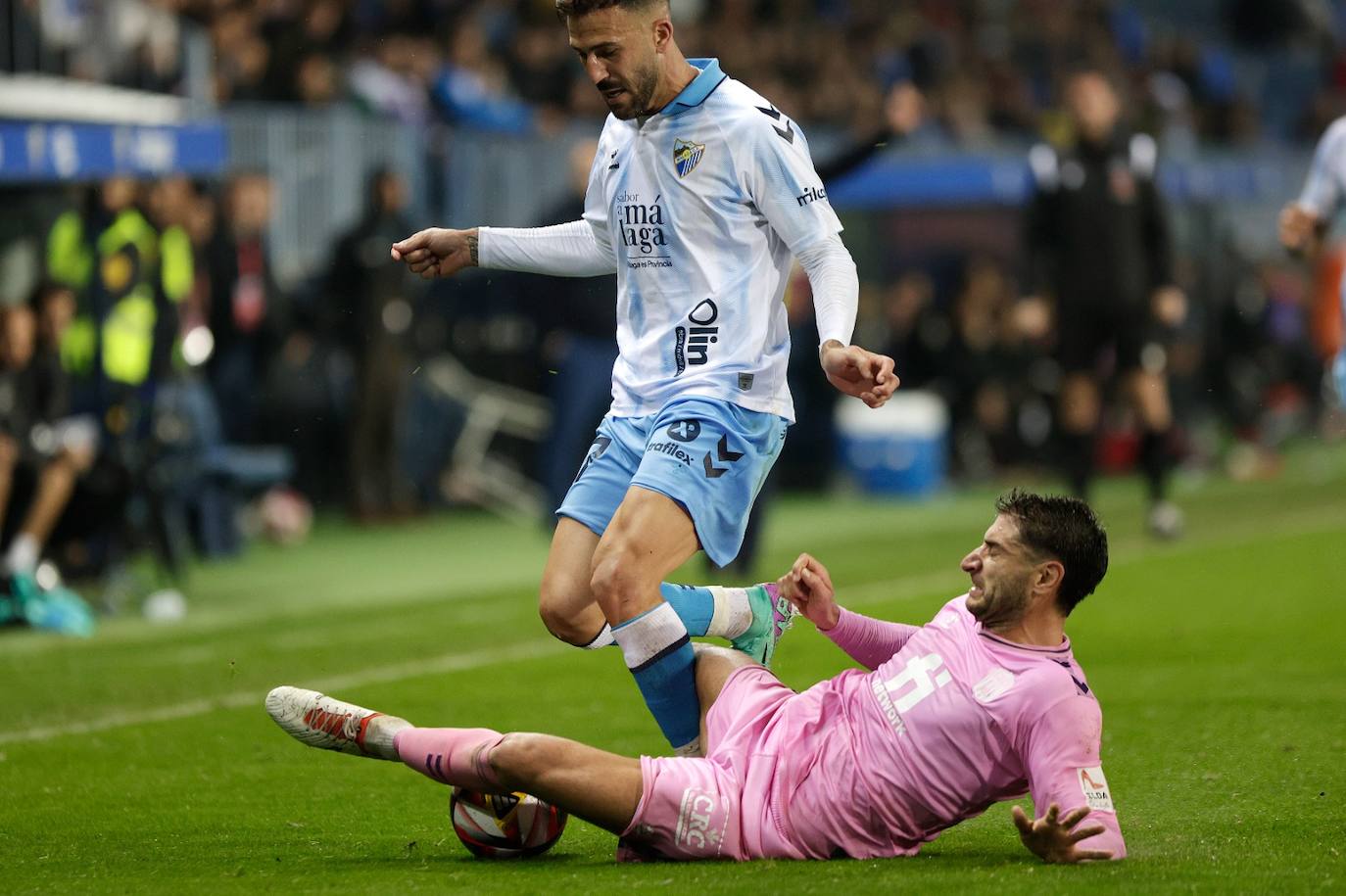 El Málaga-Eldense de la Copa del Rey, en imágenes