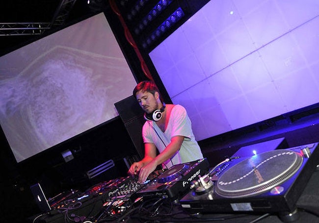 El Dj en sus primeros años en la profesión, en 2009.