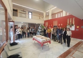 Participantes en el tradicional desayuno navideño del Vivero de Empresas.