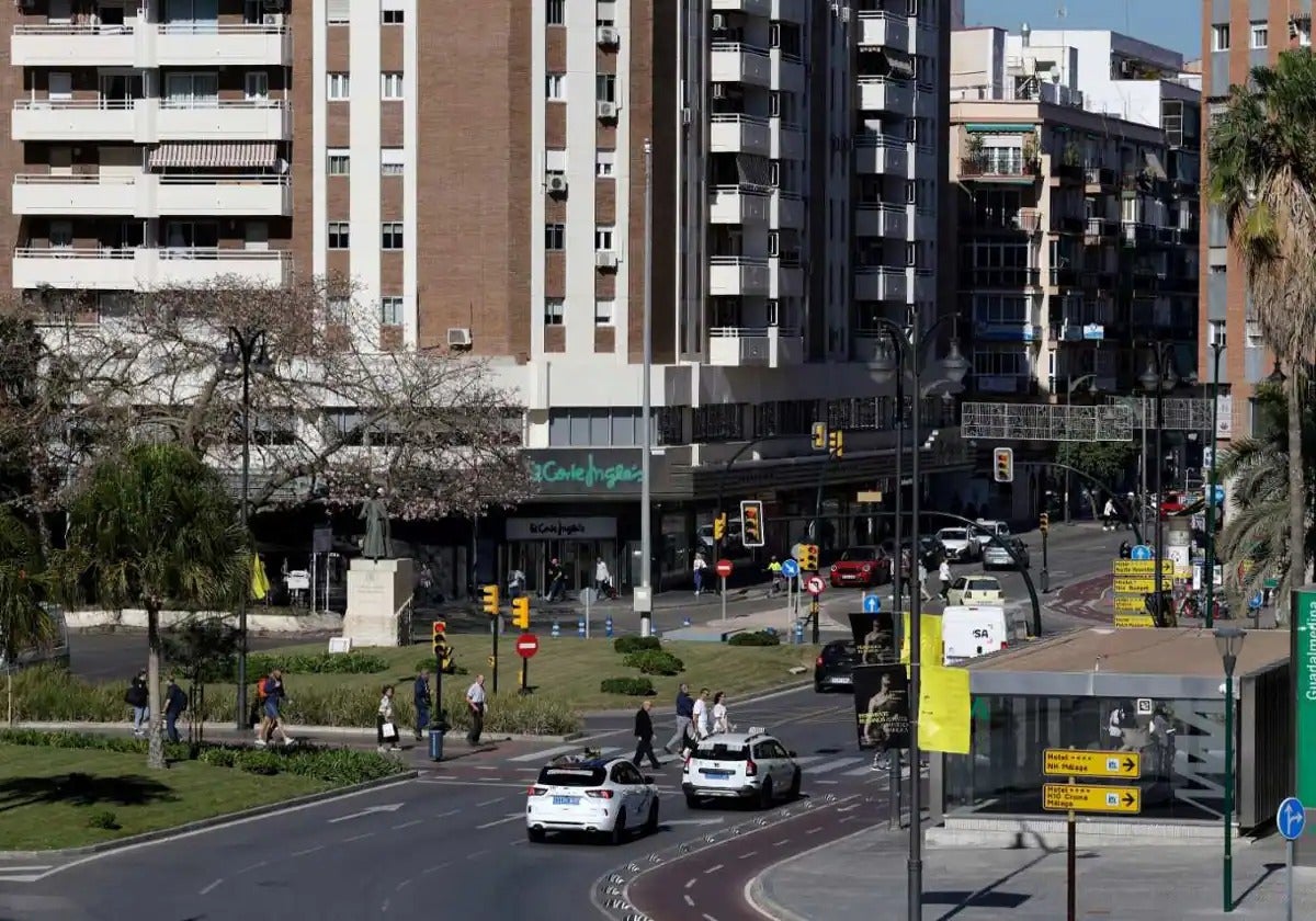 Zona junto al monumento a Tiburcio Arnáiz donde empezarán las obras.