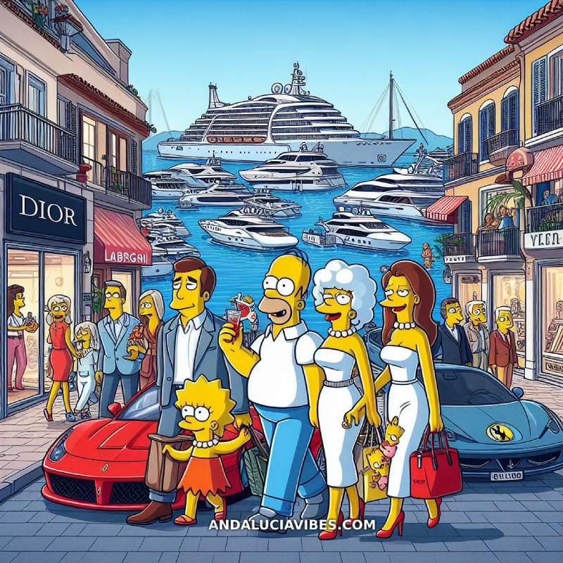 De viaje, con Los Simpson