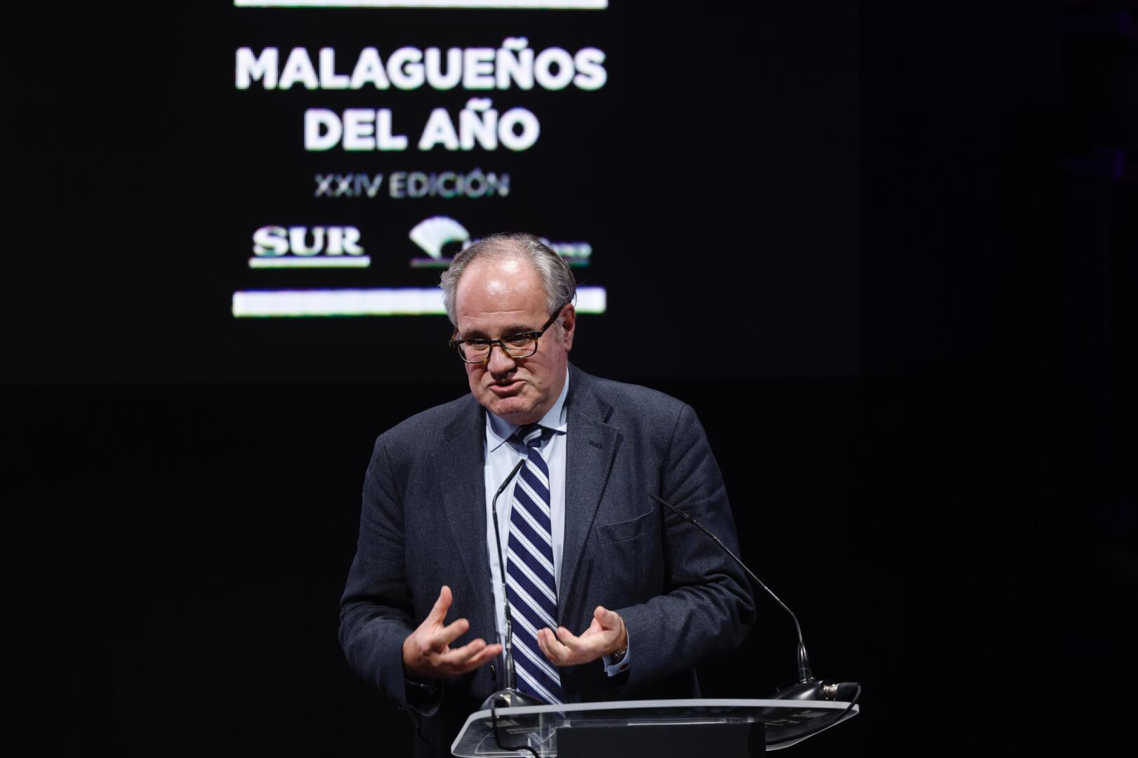 Premios SUR | El discurso de Demetrio Carceller (Cervezas Victoria), Premio Malagueño del Año 2023