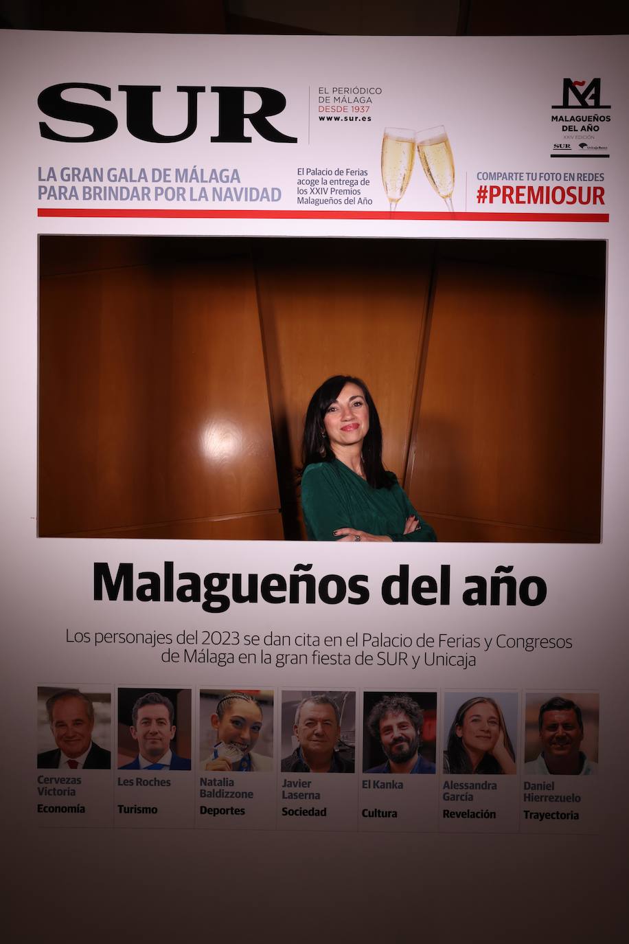 Las portadas de los invitados a los Premios Malagueños del Año 2023