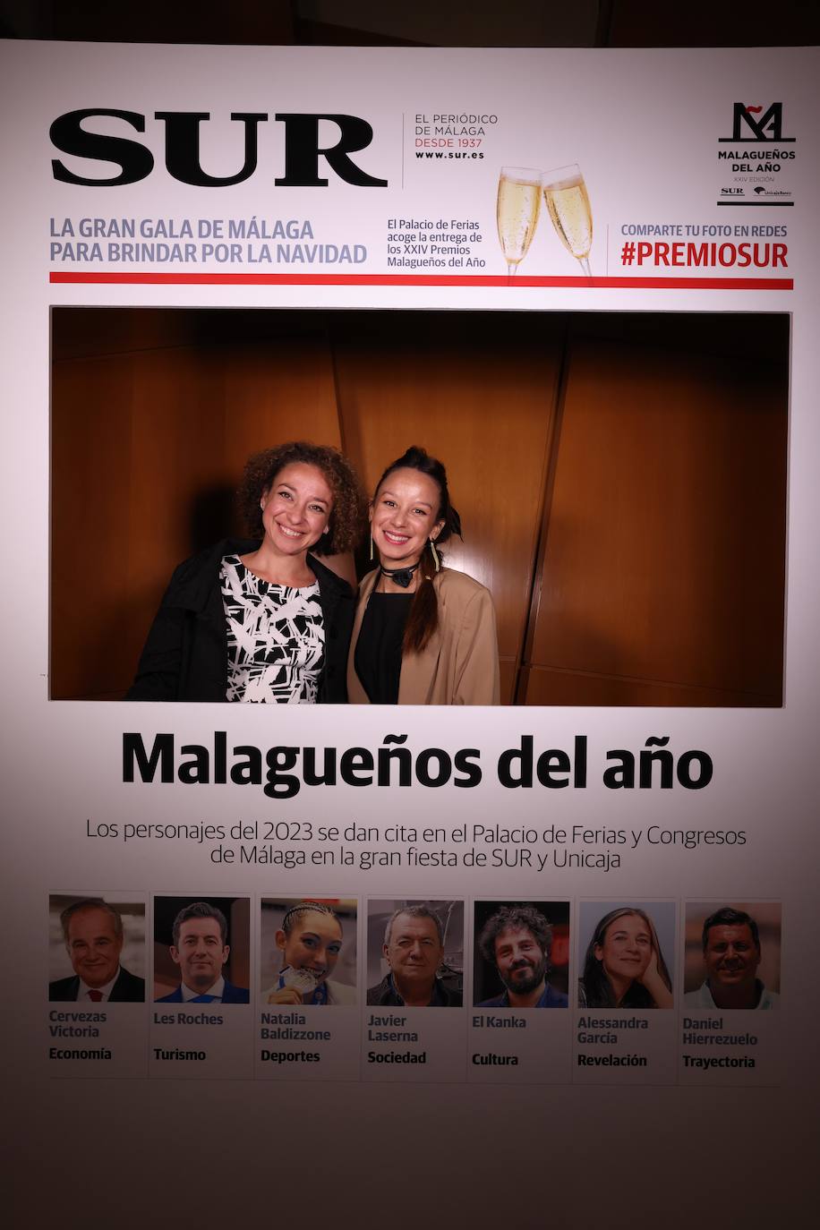 Las portadas de los invitados a los Premios Malagueños del Año 2023