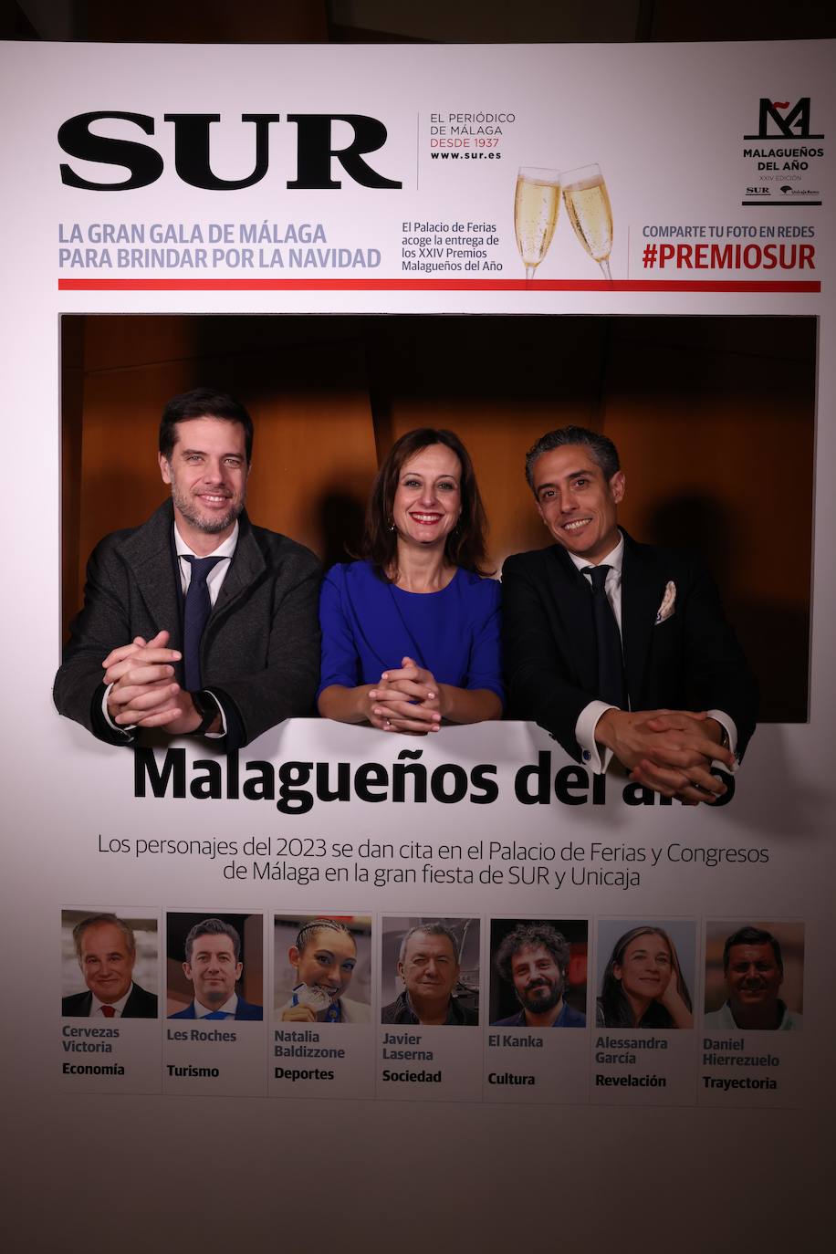 Las portadas de los invitados a los Premios Malagueños del Año 2023